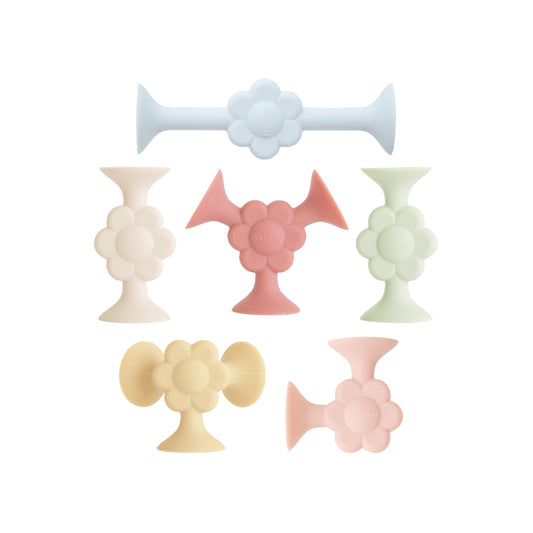 Daisy Silicone Suction Builders - Babies in Bloom