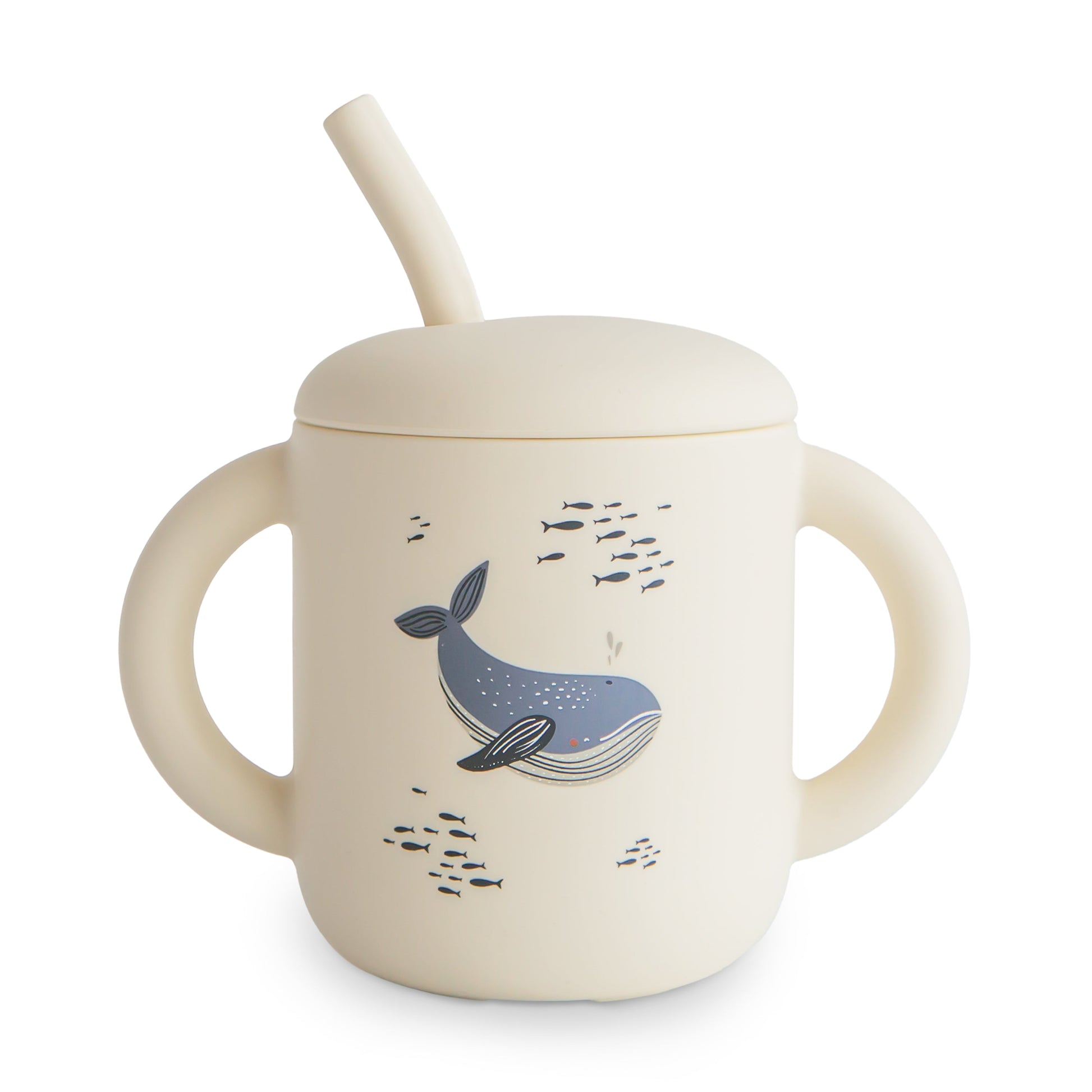 Silicone Training Cup + Straw - Babies in Bloom