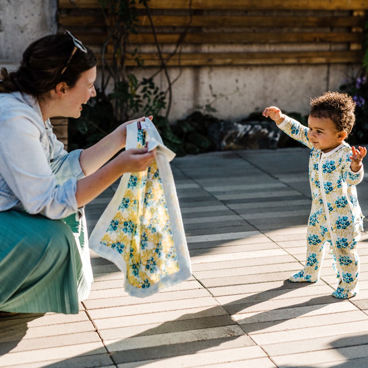 Firefly Mini Lovey Two-Layer Muslin Security Blanket
