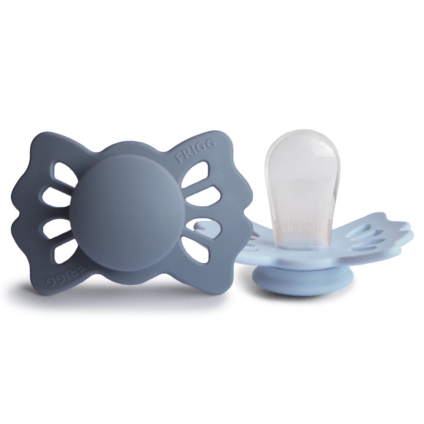 FRIGG Lucky Symmetrical Silicone Pacifier 2-Pack (0-6 Months) - Babies in Bloom