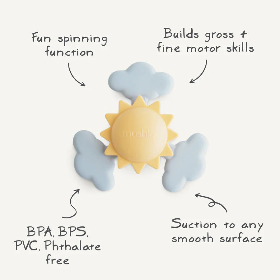 Mushie Suction Spinner Toy