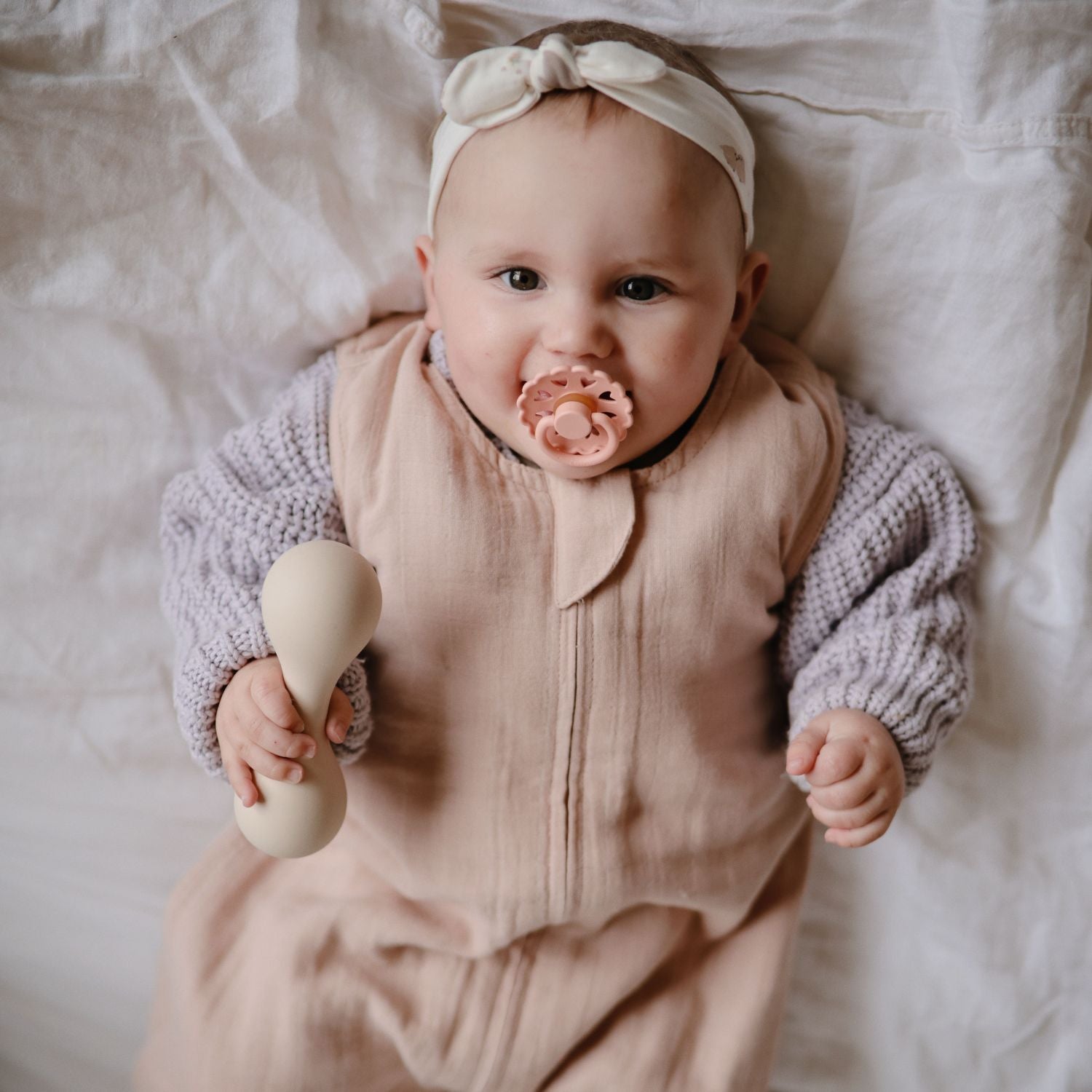 FRIGG Natural Rubber Pacifier 4-Pack - Babies in Bloom