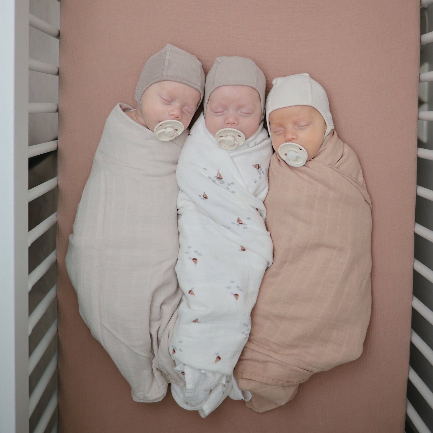 Organic Cotton Muslin Swaddle Blanket - Babies in Bloom