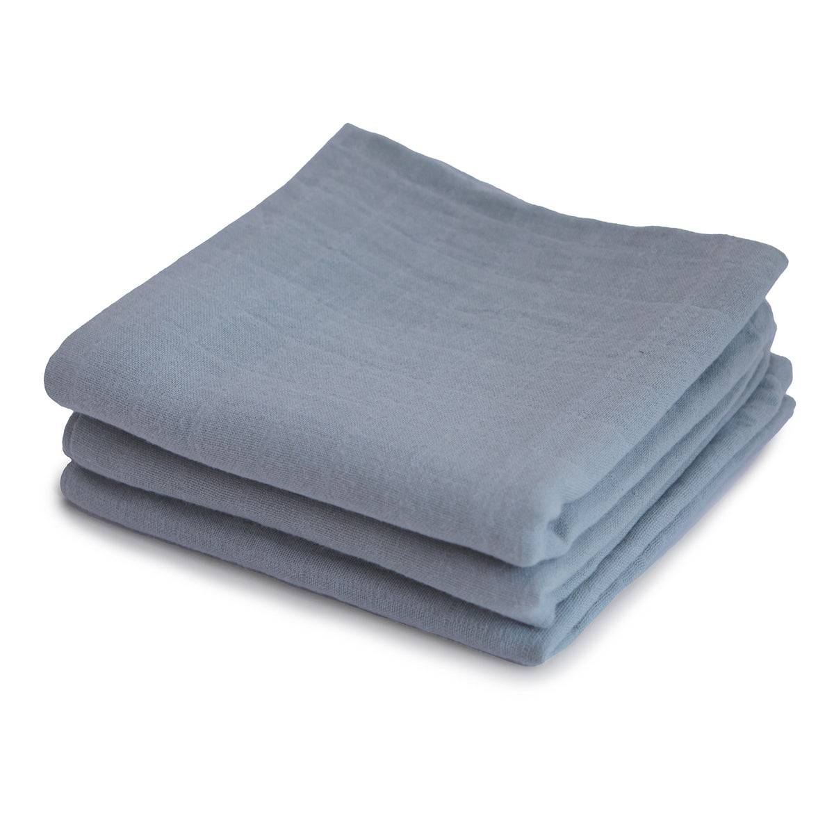 Organic Cotton Muslin Cloths 3-Pack - Babies in Bloom