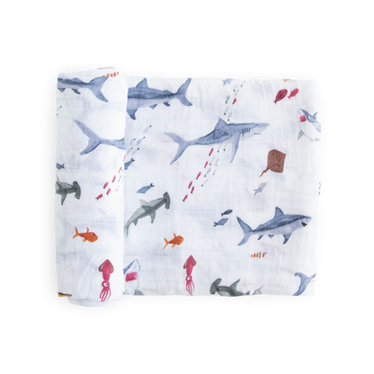 Little Unicorn Cotton Muslin Swaddle Blankets