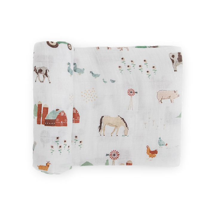 Little Unicorn Cotton Muslin Swaddle Blankets