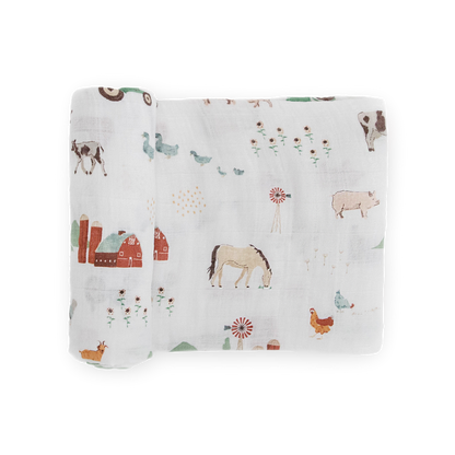 Little Unicorn Cotton Muslin Swaddle Blankets