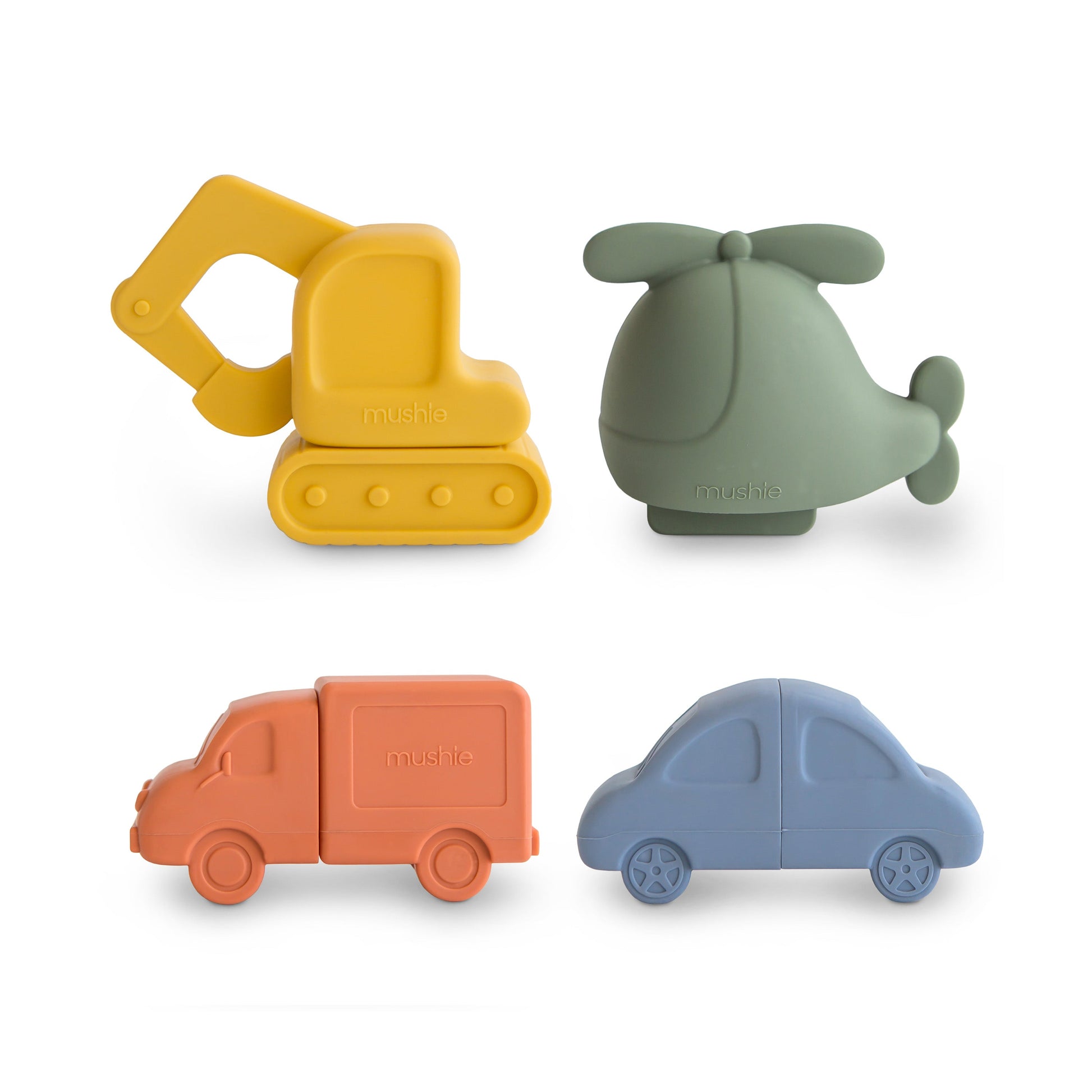 Vehicles Mold Free Bath Play Set - Babies in Bloom