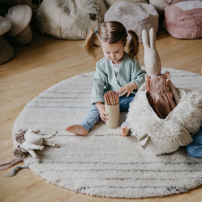 Wool Area Rug Arona Round