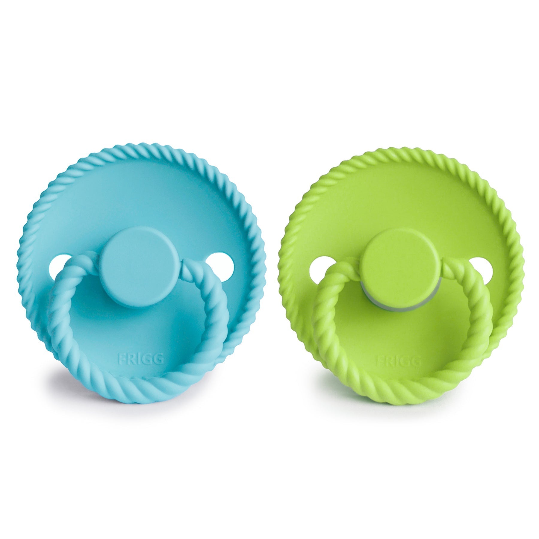 FRIGG Rope Silicone Pacifier 2-Pack - Babies in Bloom