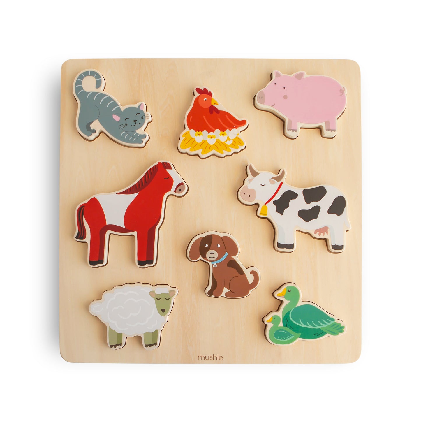 Wooden Farm Puzzle - Babies in Bloom