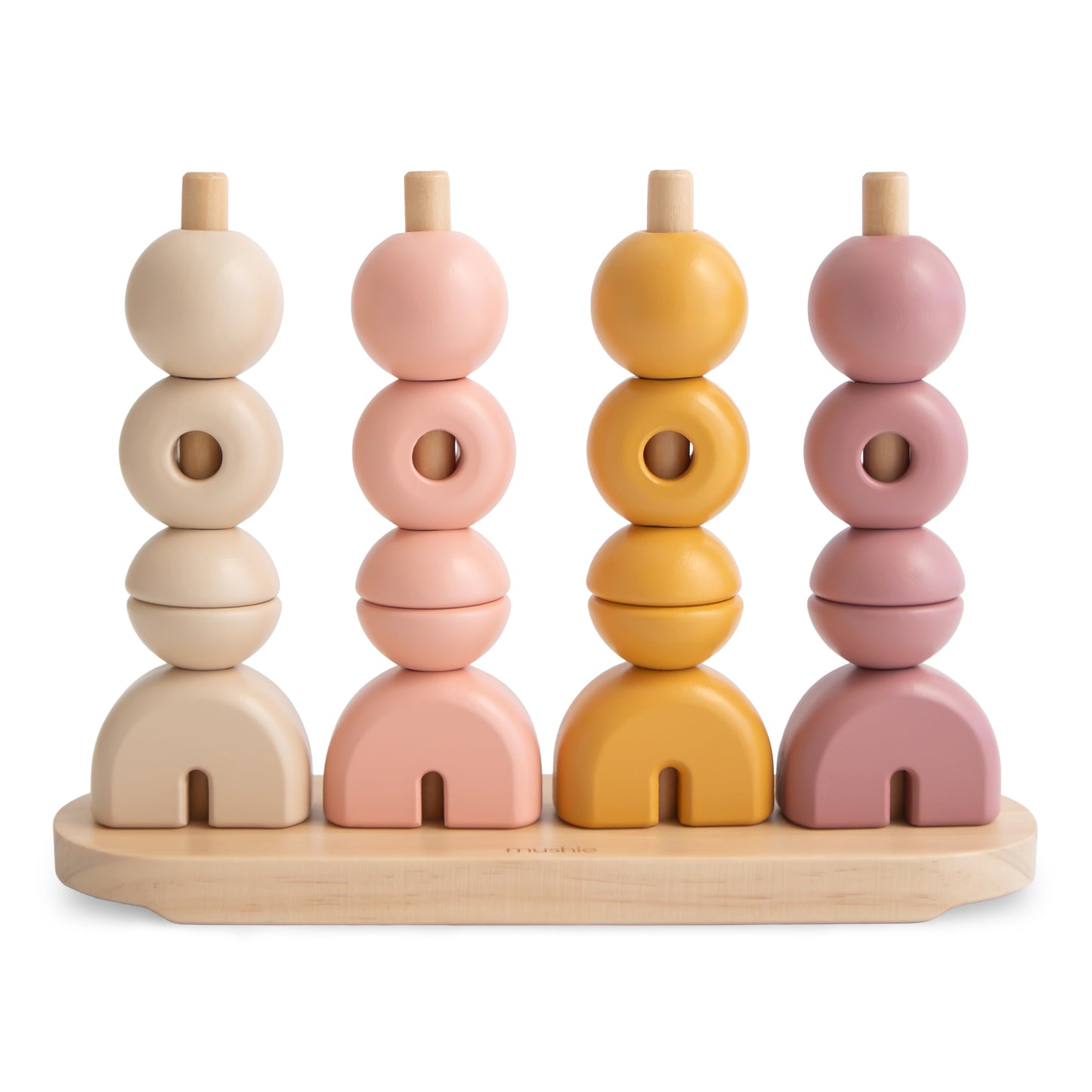Wooden Multi Shape Stacker - Babies in Bloom