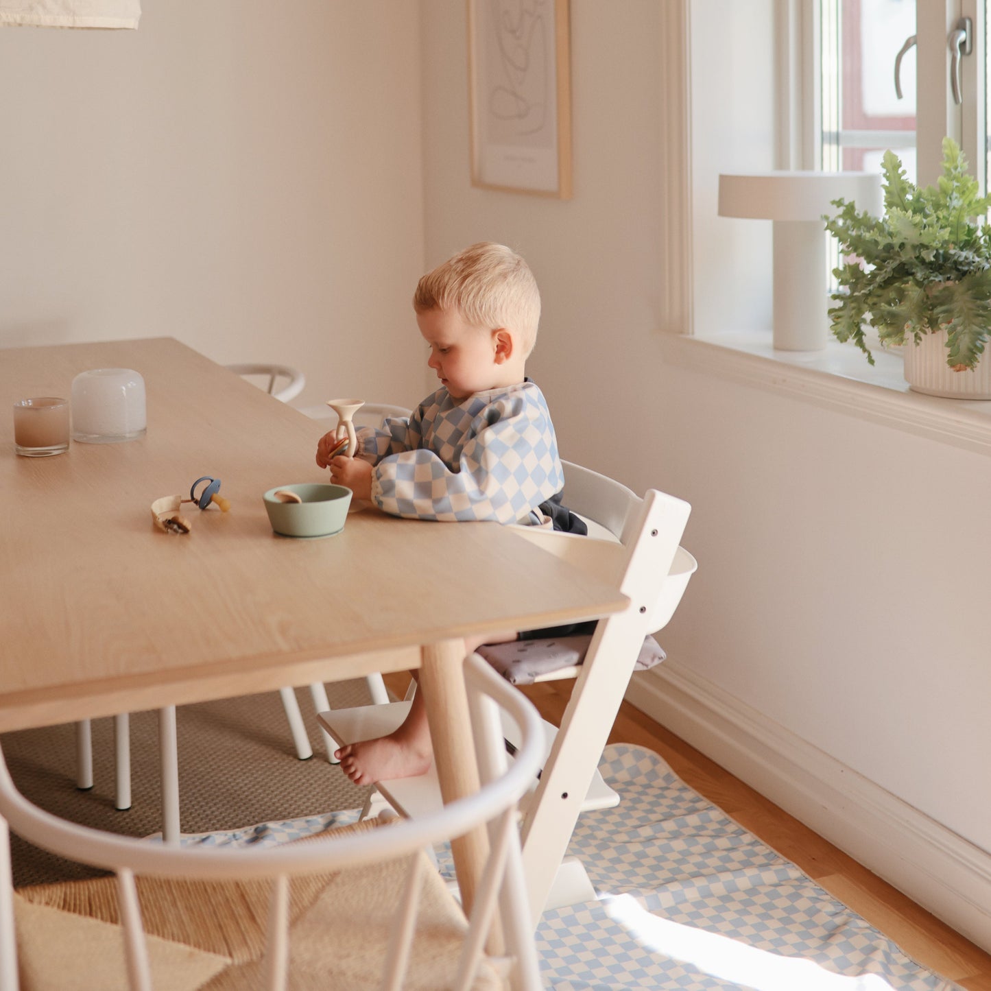 Linen Pacifier Clip 2-Pack - Babies in Bloom