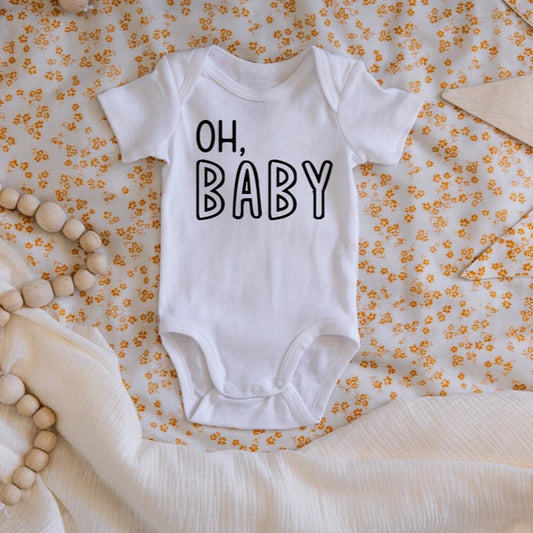 "Oh Baby" Pregnancy Announcement Onesie