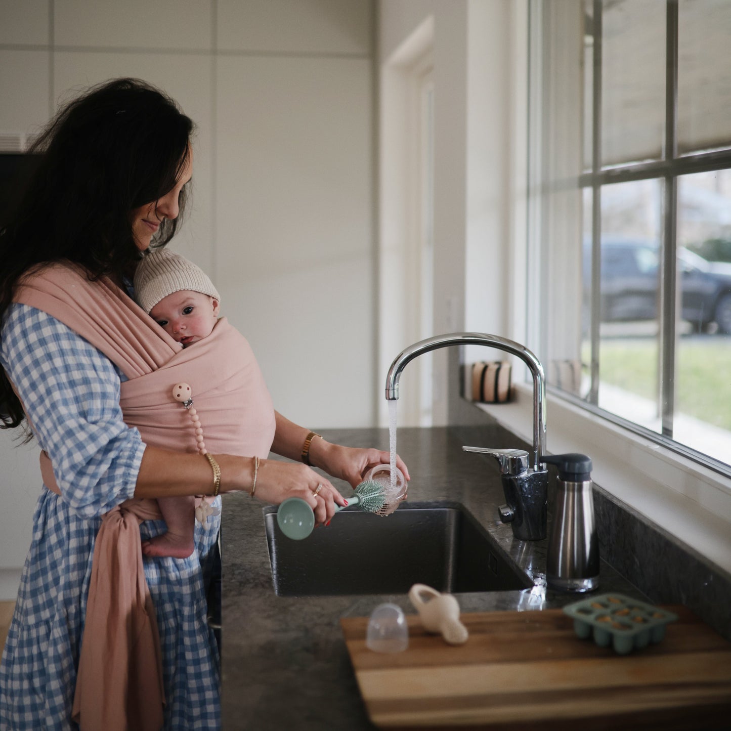 Silicone Baby Bottle Brush - Babies in Bloom