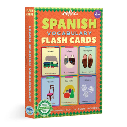 eeBoo Spanish Vocabulary Flash Cards