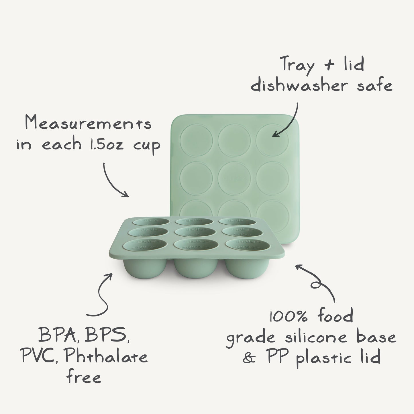 Baby Food Freezer Tray - Babies in Bloom