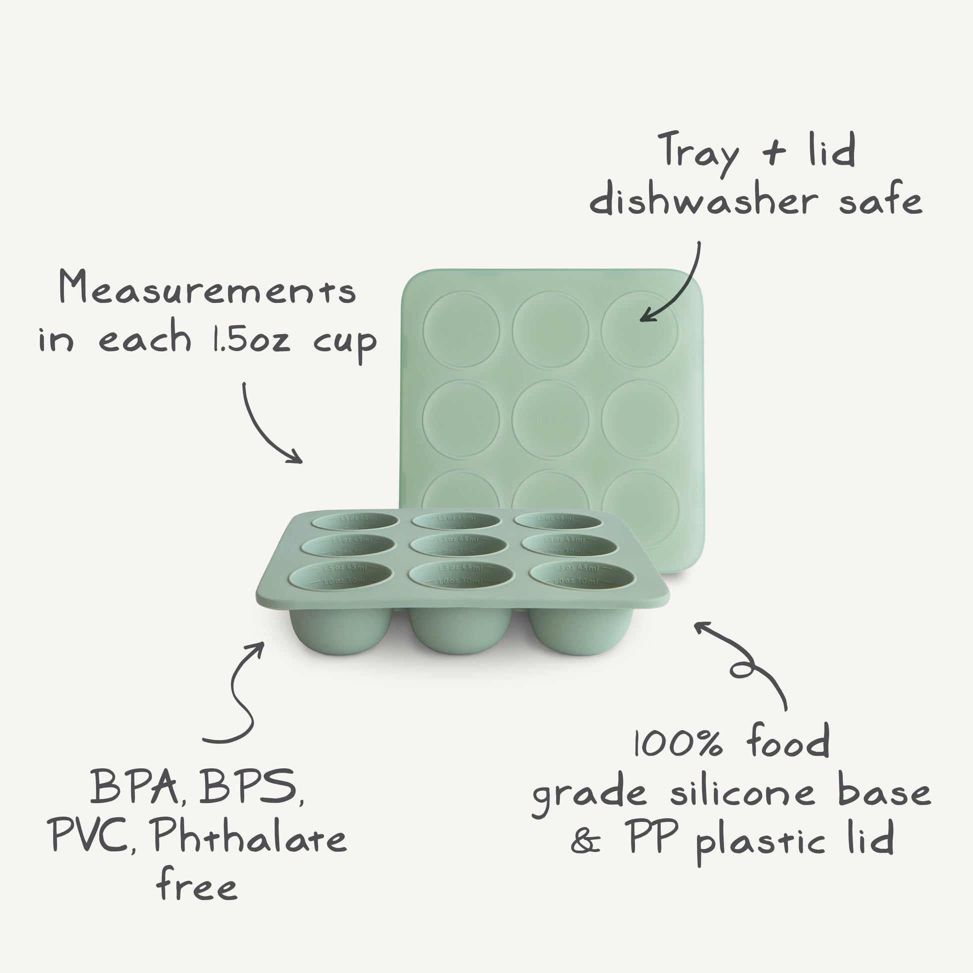 Baby Food Freezer Tray - Babies in Bloom