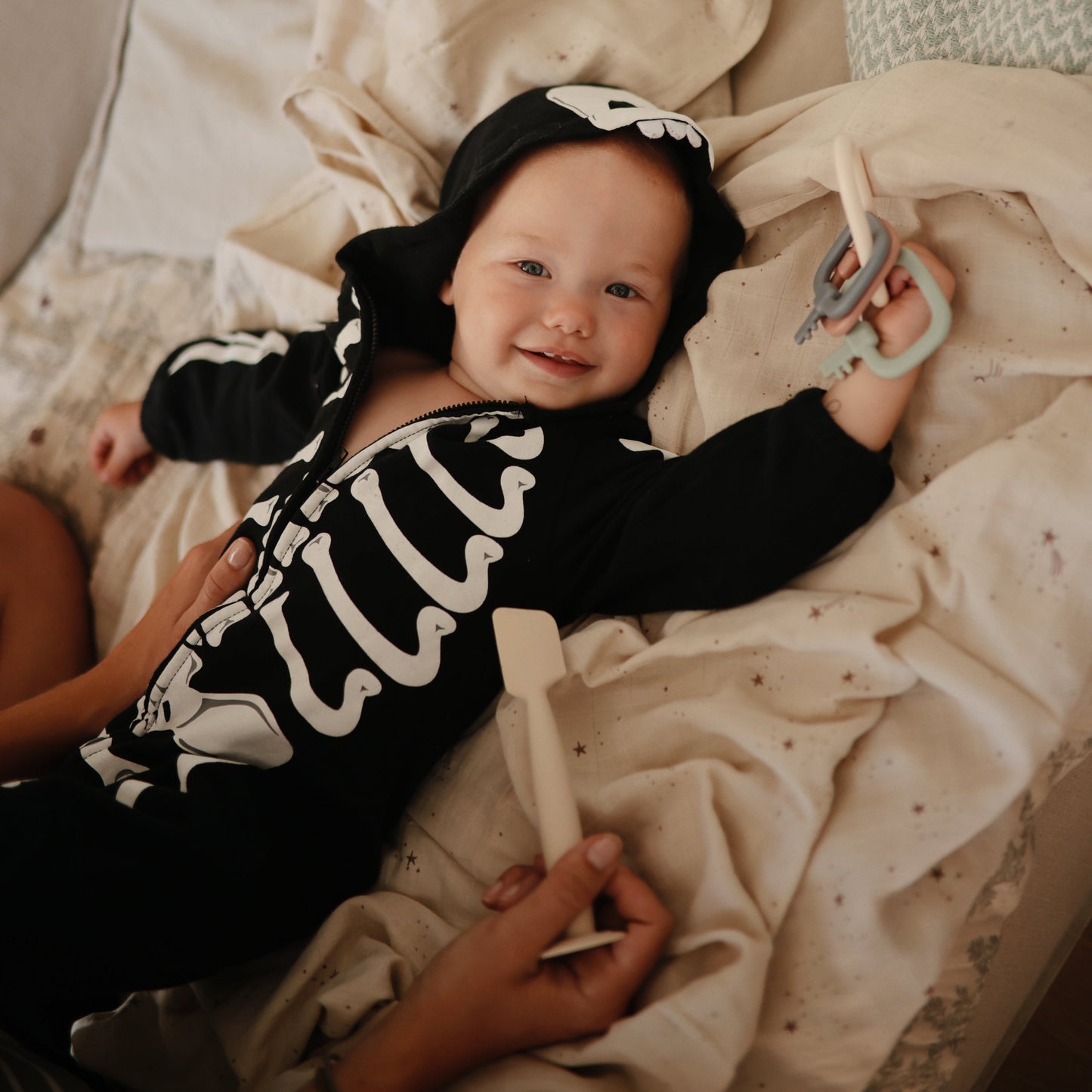 Organic Cotton Muslin Swaddle Blanket - Babies in Bloom