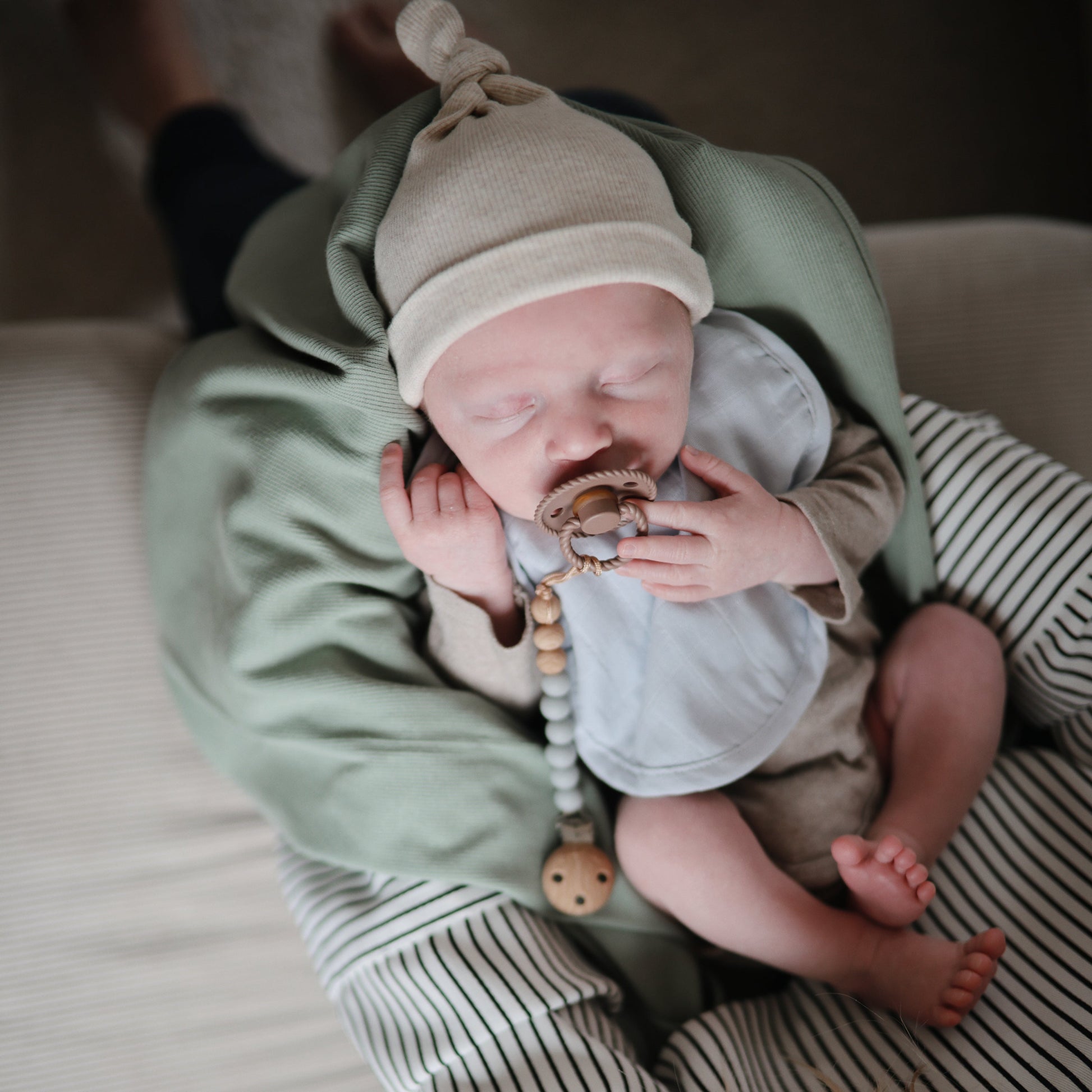FRIGG Rope Natural Rubber Pacifier 2-Pack - Babies in Bloom