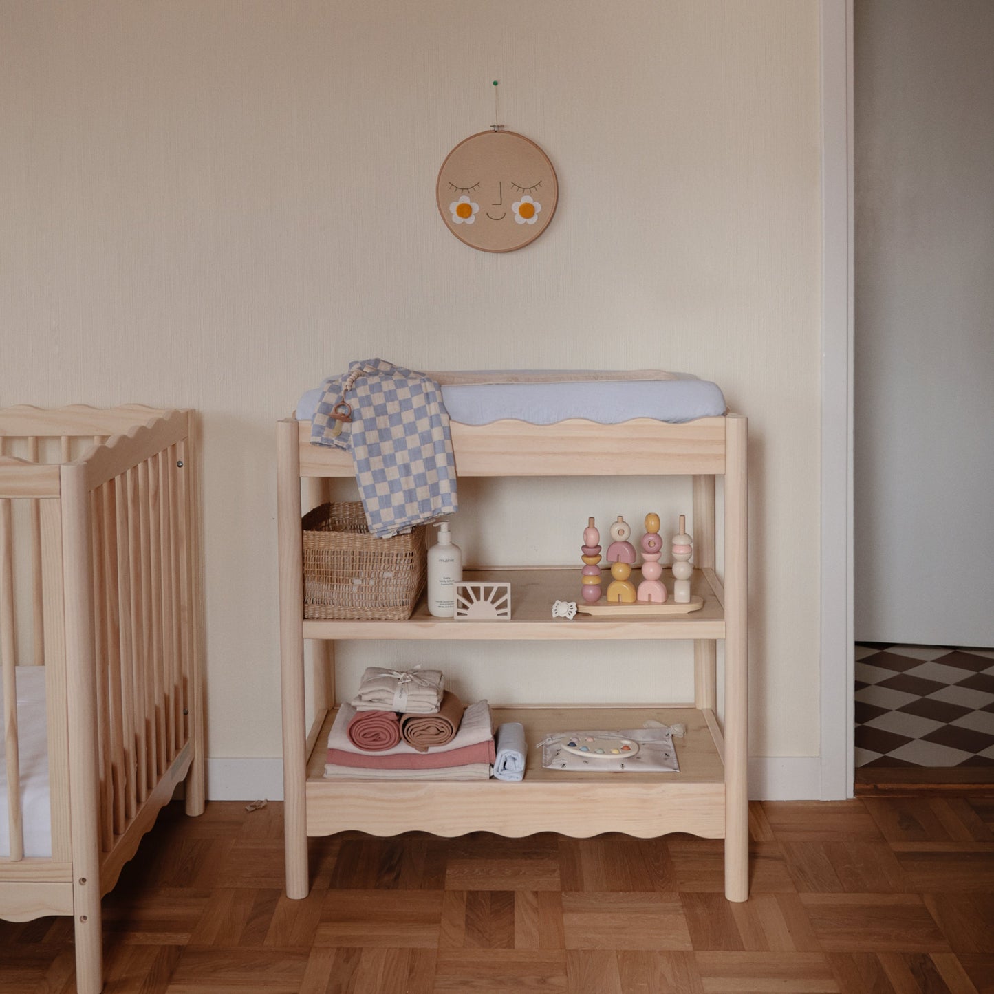 Organic Cotton Muslin Swaddle Blanket - Babies in Bloom