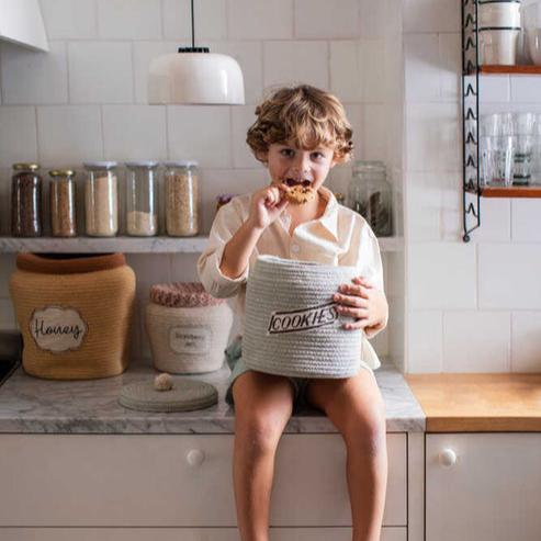 Storage Basket Cookie Jar