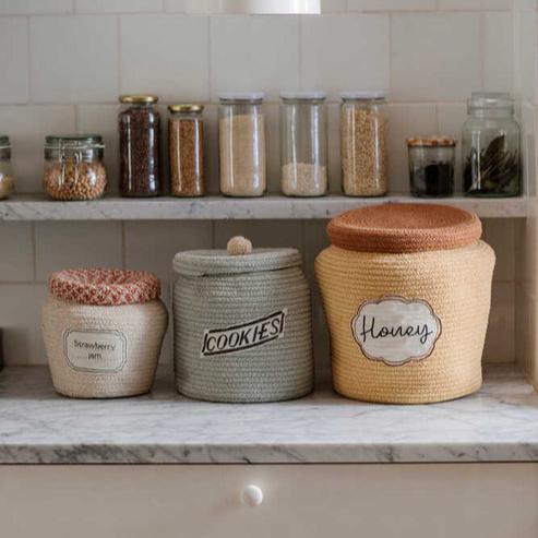 Storage Basket Jam Jar