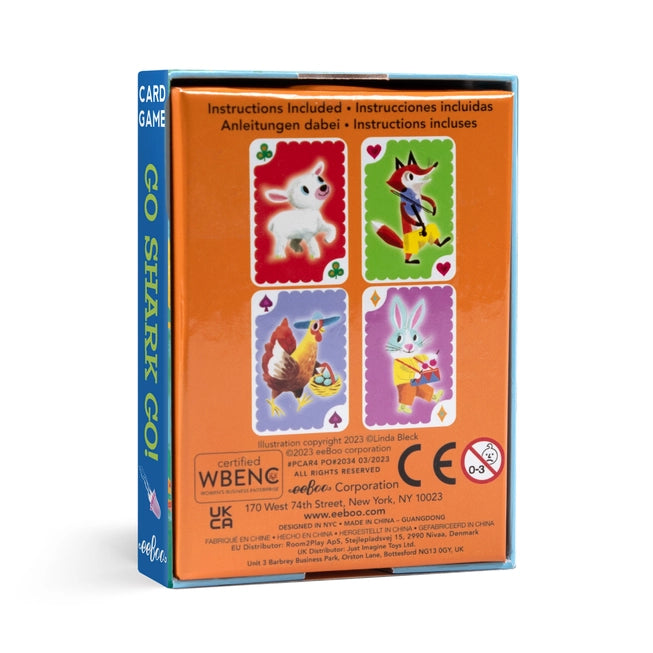 eeBoo Animal Rummy Playing Cards