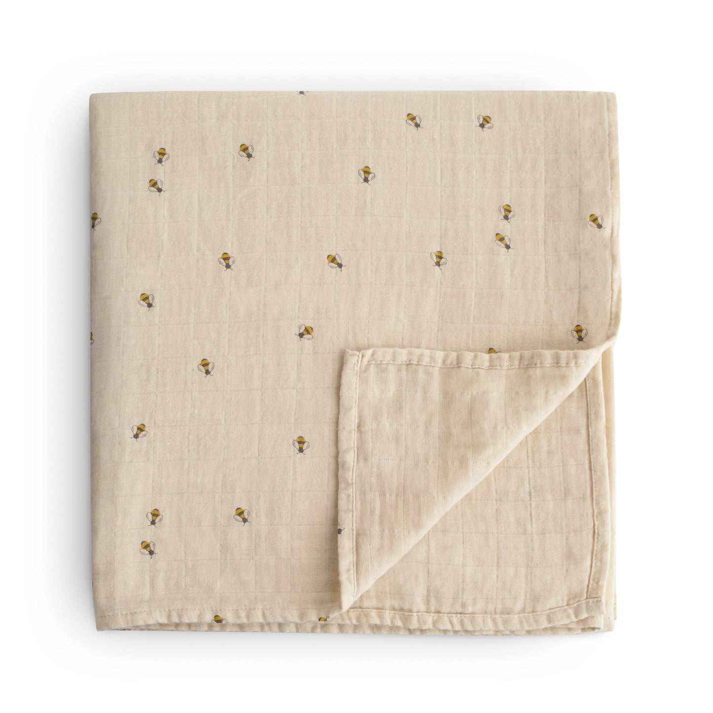 Organic Cotton Muslin Swaddle Blanket - Babies in Bloom