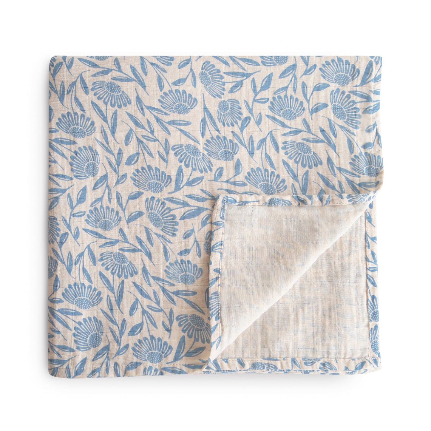 Organic Cotton Muslin Swaddle Blanket - Babies in Bloom