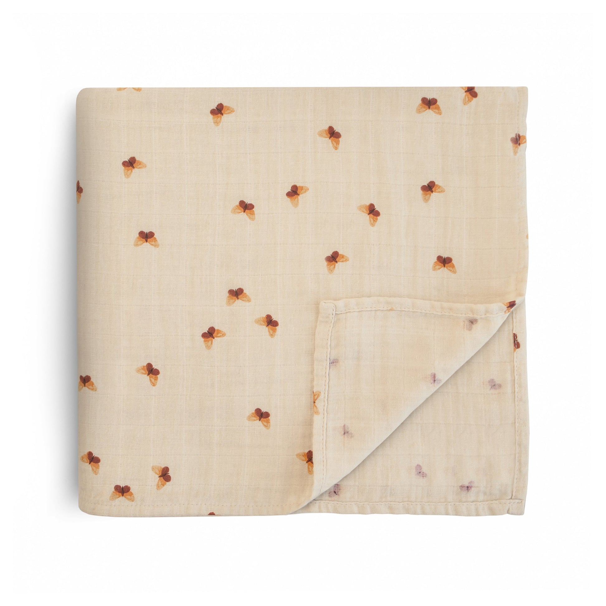Organic Cotton Muslin Swaddle Blanket - Babies in Bloom