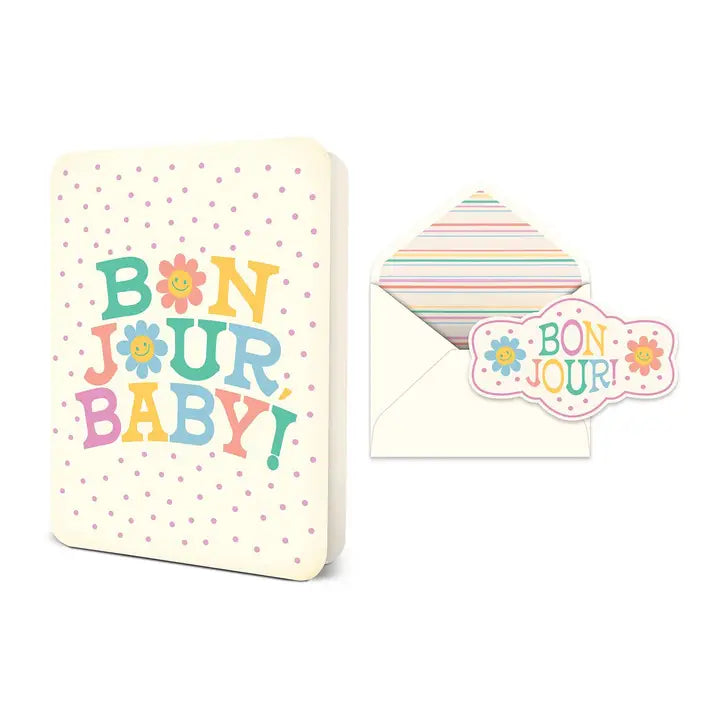 Bonjour, Baby! Card