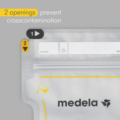 Medela Easy Pour Disposable Breast Milk Storage Bags