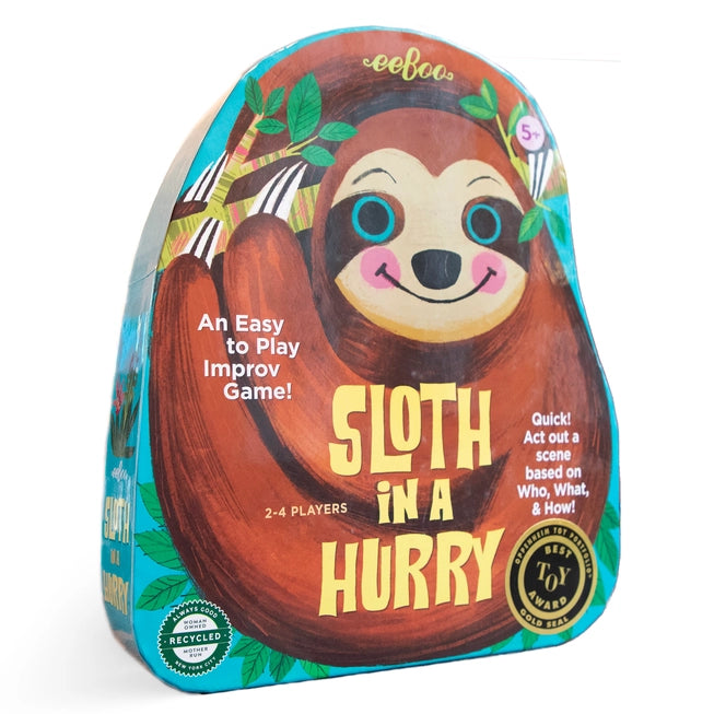 eeBoo Sloth in a Hurry Spinner Game