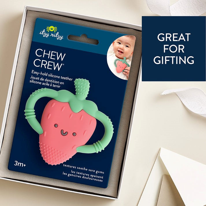 Itzy Ritzy Chew Crew Silicone Handle Teether