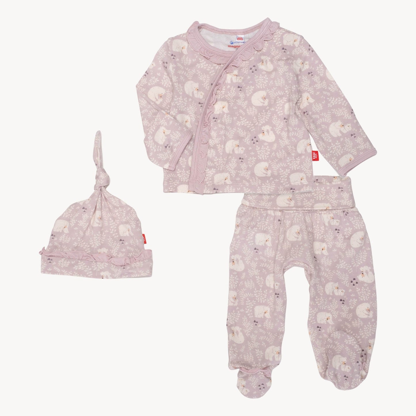 Magnetic Organic Cotton Take Me Home Kimono Set