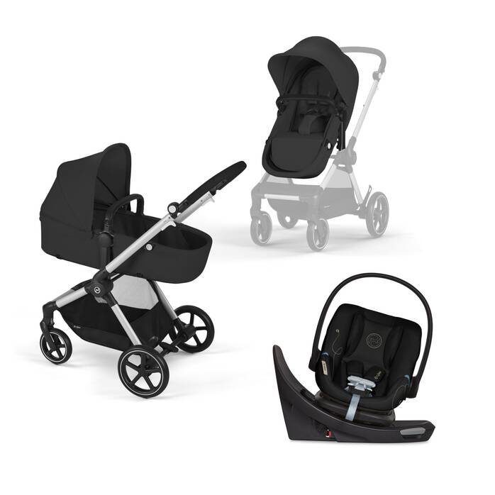 Cybex Eos and Aton G Swivel with SensorSafe Travel System