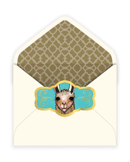 Welcome Baby Llama Card