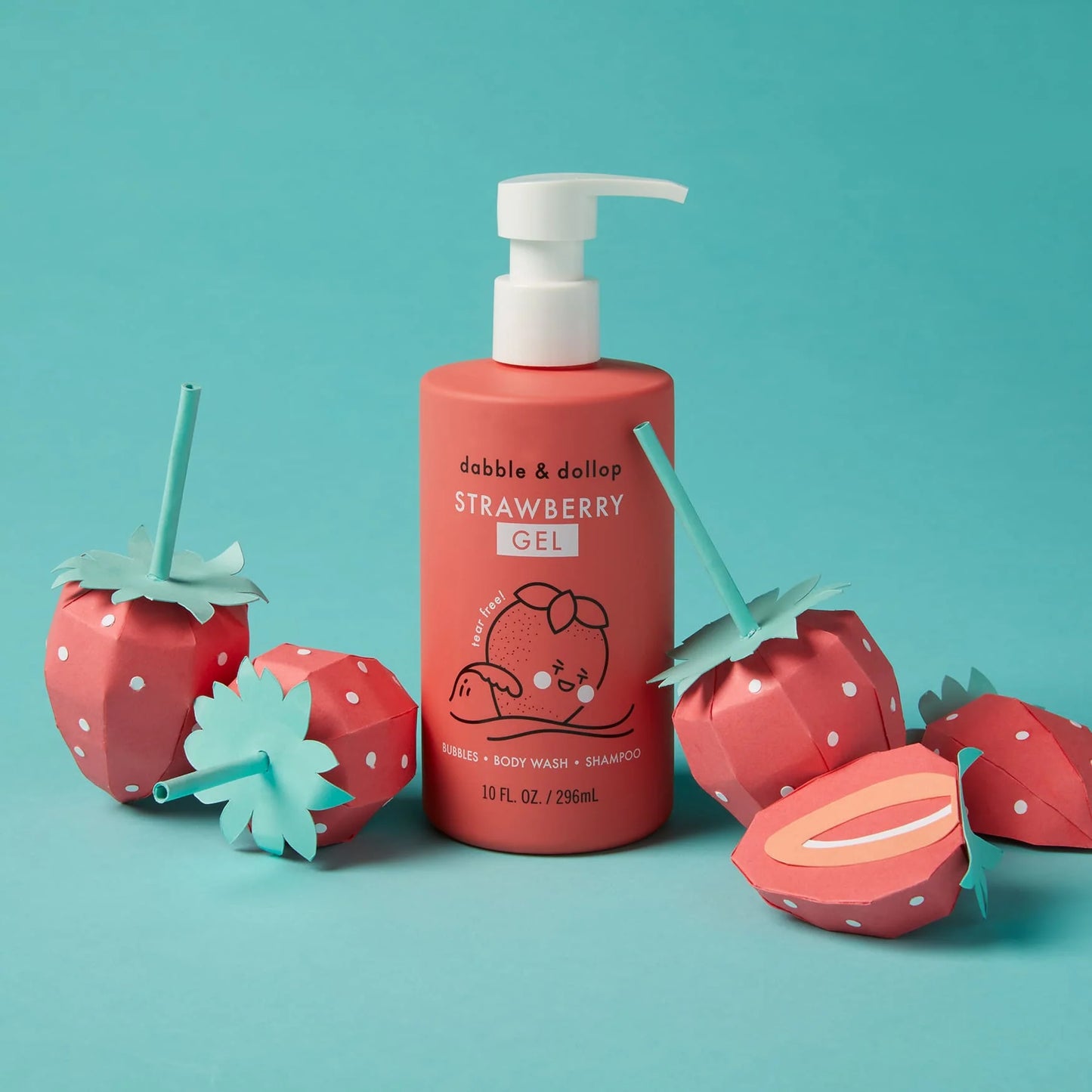 Dabble & Dollop All-Natural Shampoo & Body Wash - Strawberry