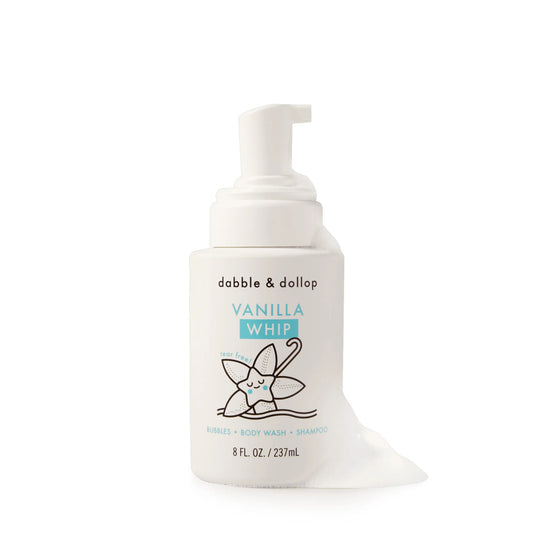 Dabble & Dollop Vanilla Foaming Shampoo & Body Whip