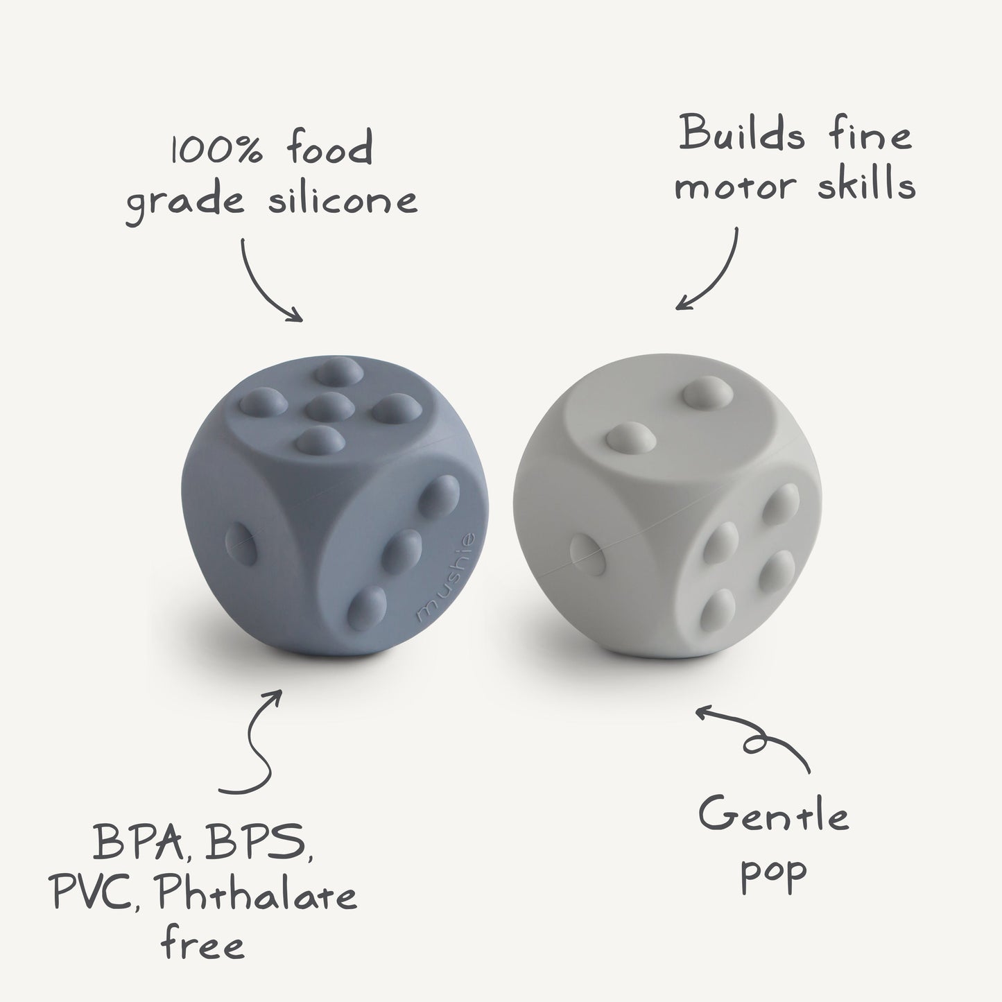 Dice Press Toy - Babies in Bloom
