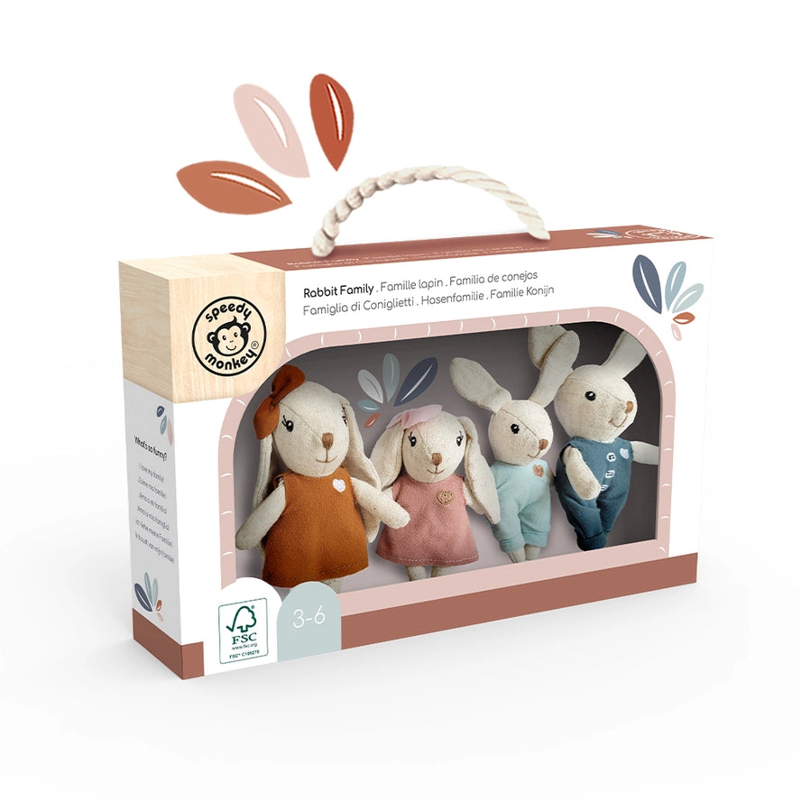 Speedy Monkey Rabbit Family