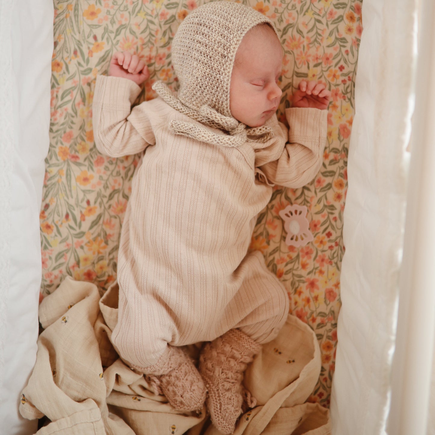 Mini Muslin Crib Sheet - Babies in Bloom