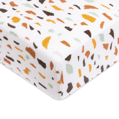 Babyletto Crib Sheet in GOTS Certified Organic Muslin Cotton