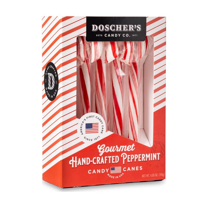 Doscher's Famous Candy Canes 5-Count Box