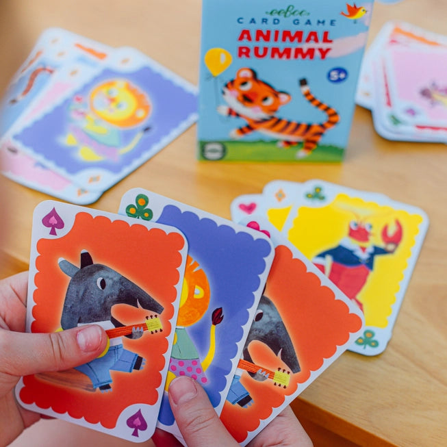 eeBoo Animal Rummy Playing Cards