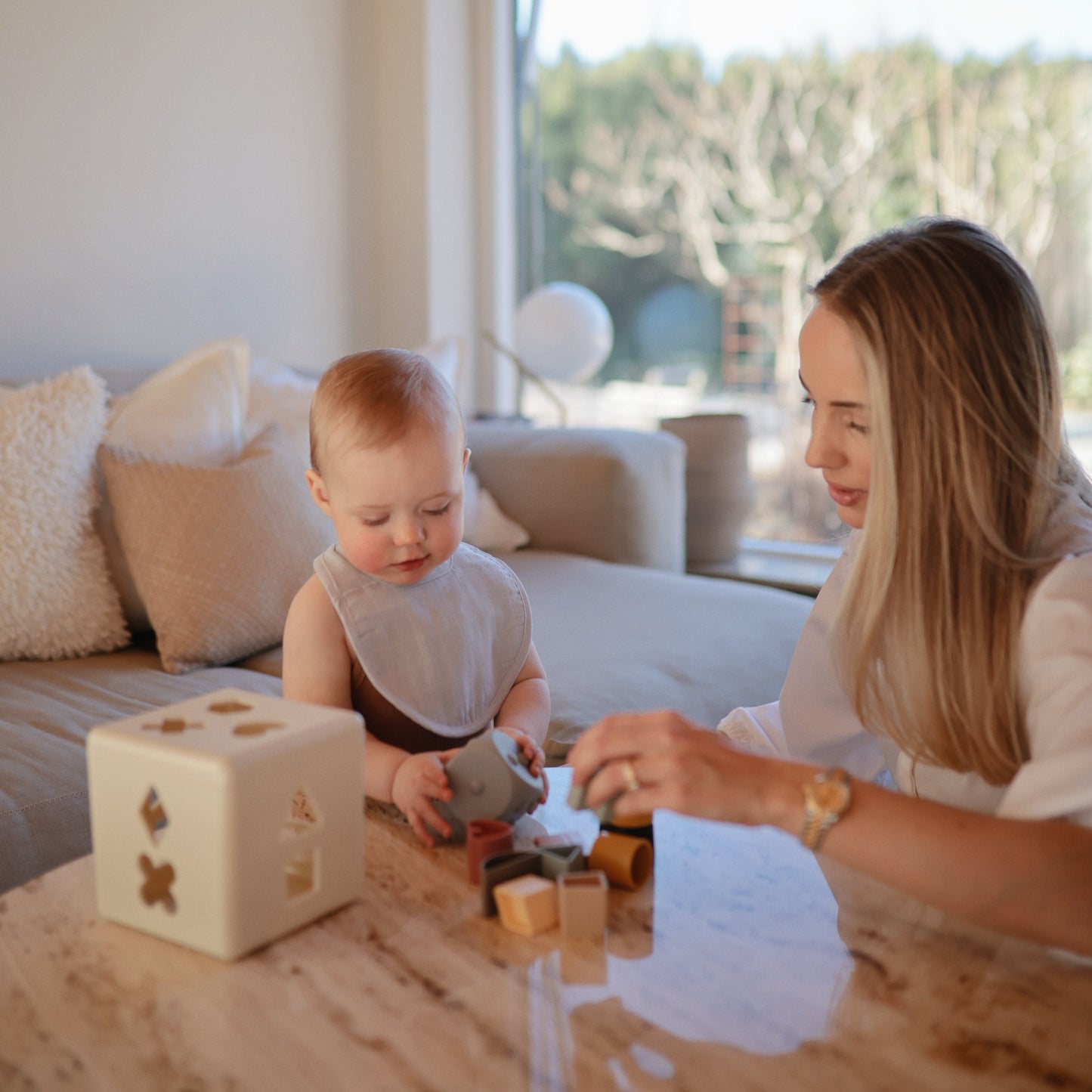 Muslin Bib - Babies in Bloom