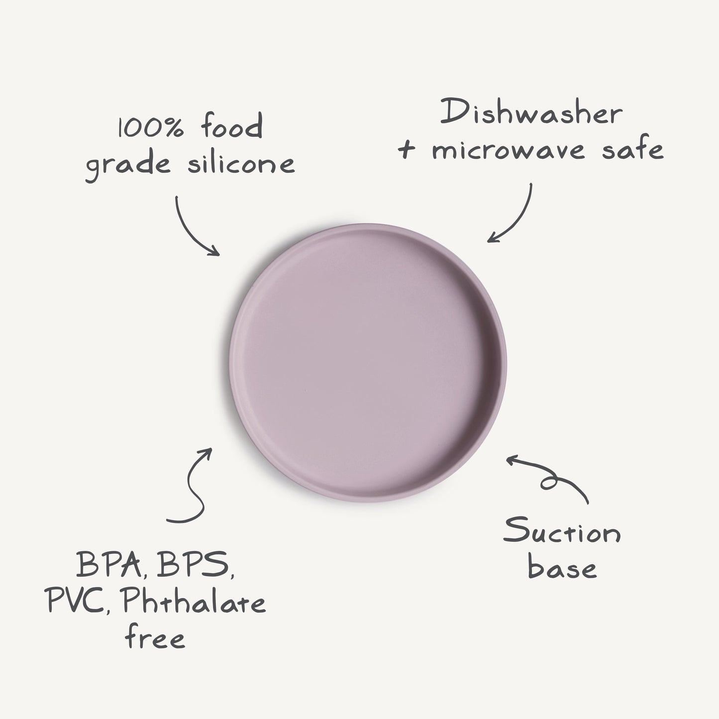 Classic Silicone Suction Plate - Babies in Bloom