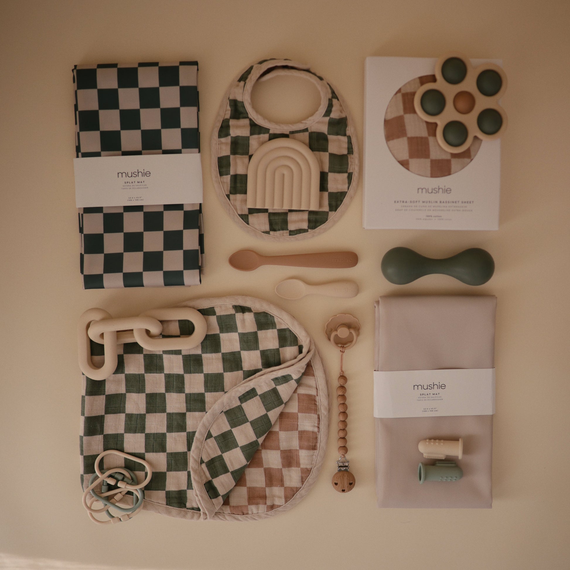 Organic Cotton Muslin Burp Cloth 2-Pack - Babies in Bloom