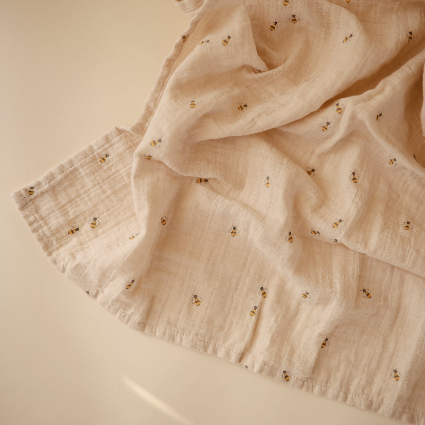 Organic Cotton Muslin Swaddle Blanket - Babies in Bloom